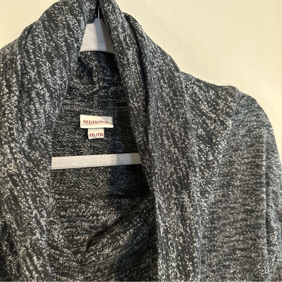 Merona | Heather Gray Cowl-neck Sweatshirt - Picture 6 of 6